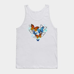 Morpho and Monarchs Butterflies ( Butterfly ) Tank Top